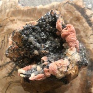 Large Barite with Cerussite Crystals.